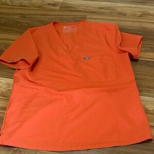 Orange scrub Shirt